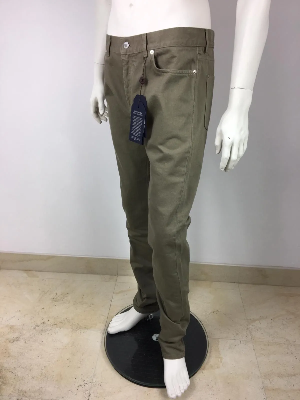 Monogram Patch Slim Jeans