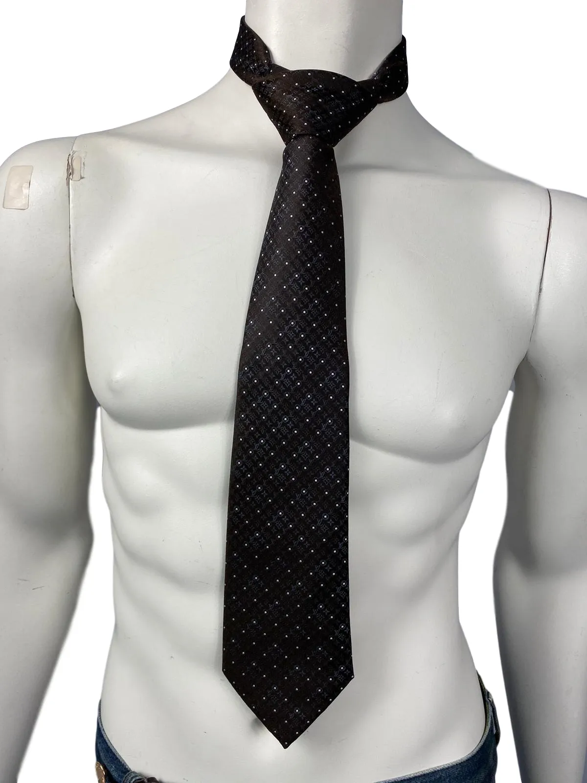 Monogram Silk Tie
