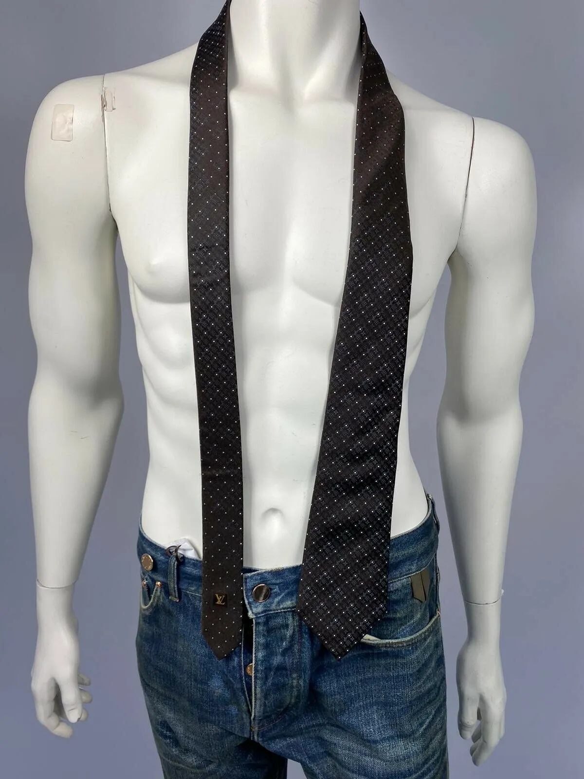 Monogram Silk Tie
