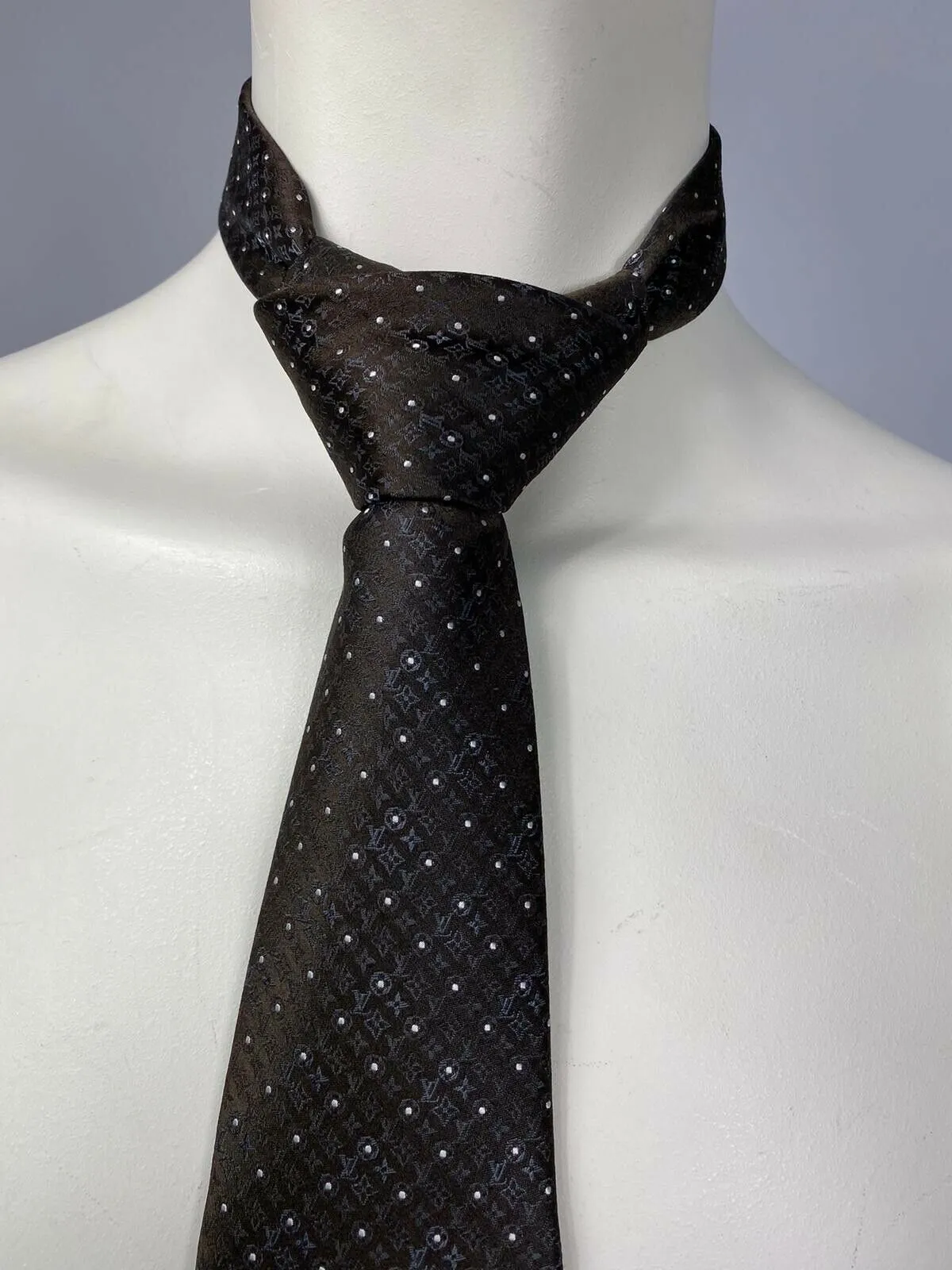 Monogram Silk Tie