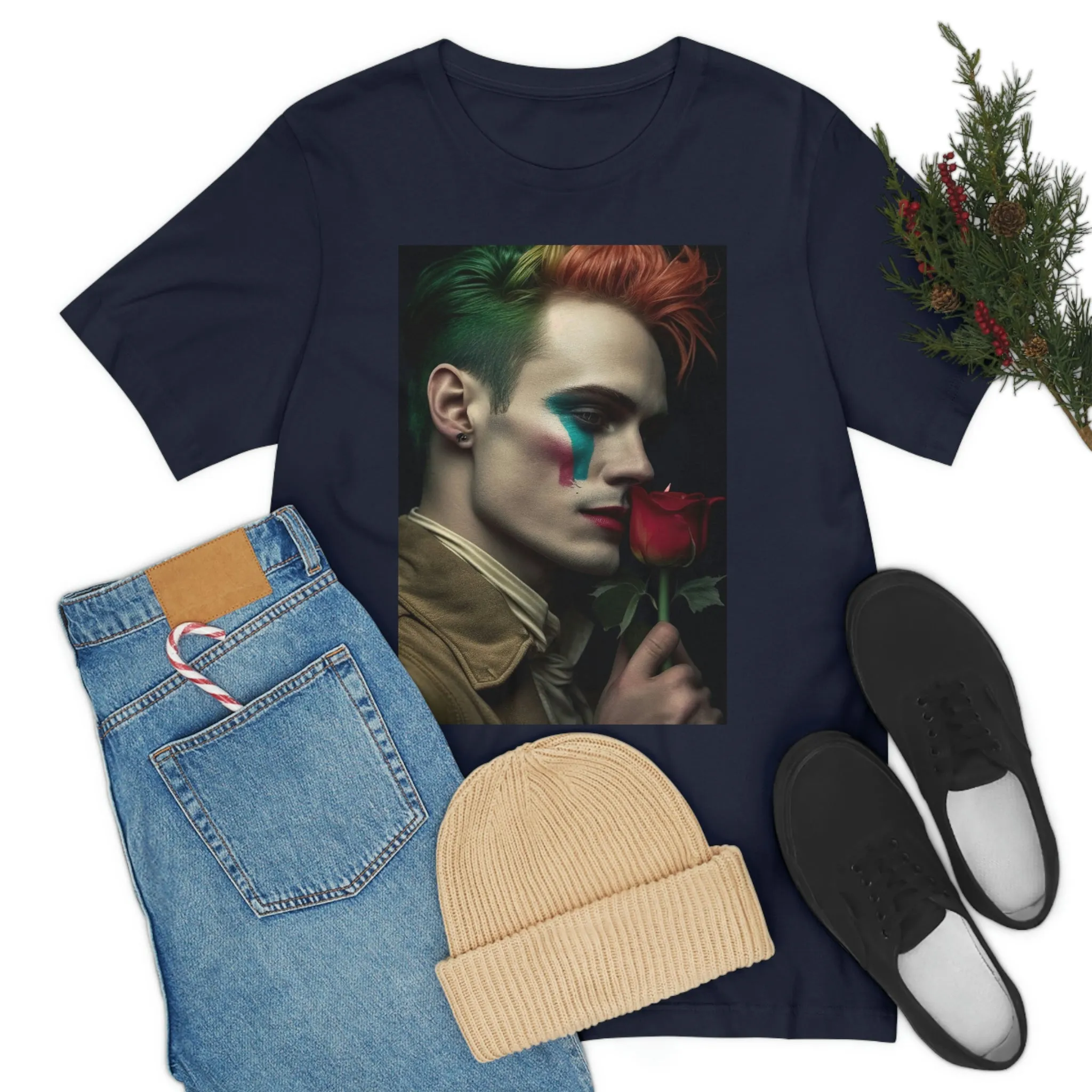 MUS Exclusive Design T-Shirt Man With a Rose