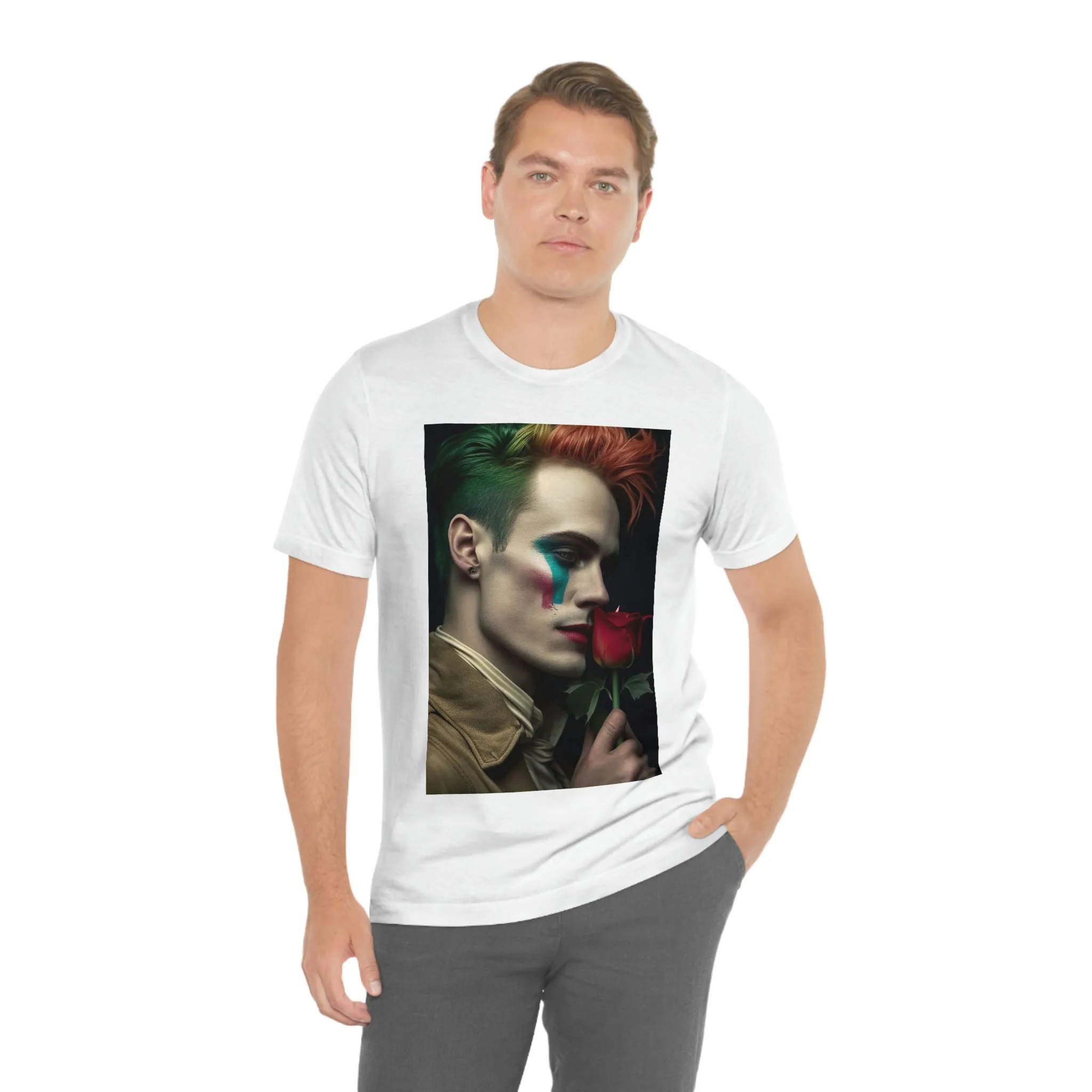 MUS Exclusive Design T-Shirt Man With a Rose