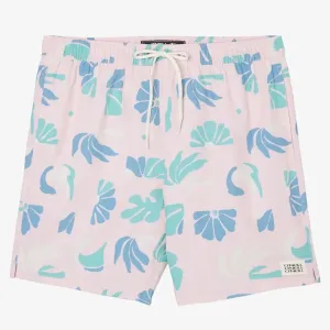 O'Neill Hermosa Print Volley Shorts 17" - Pink print