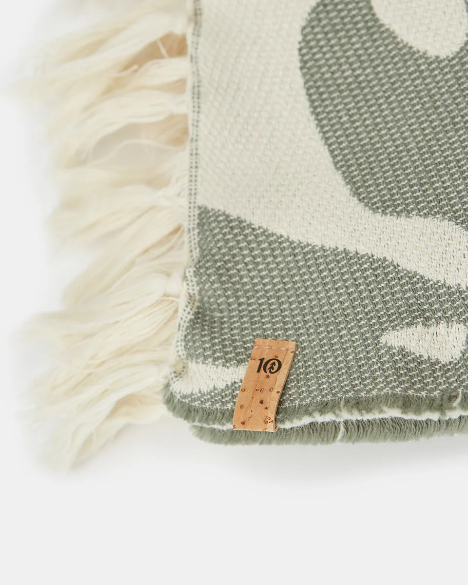 Organic Cotton Vintage Jungle Beach Blanket