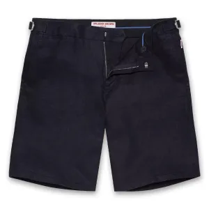 Orlebar Brown - Norwich Linen Shorts in Navy