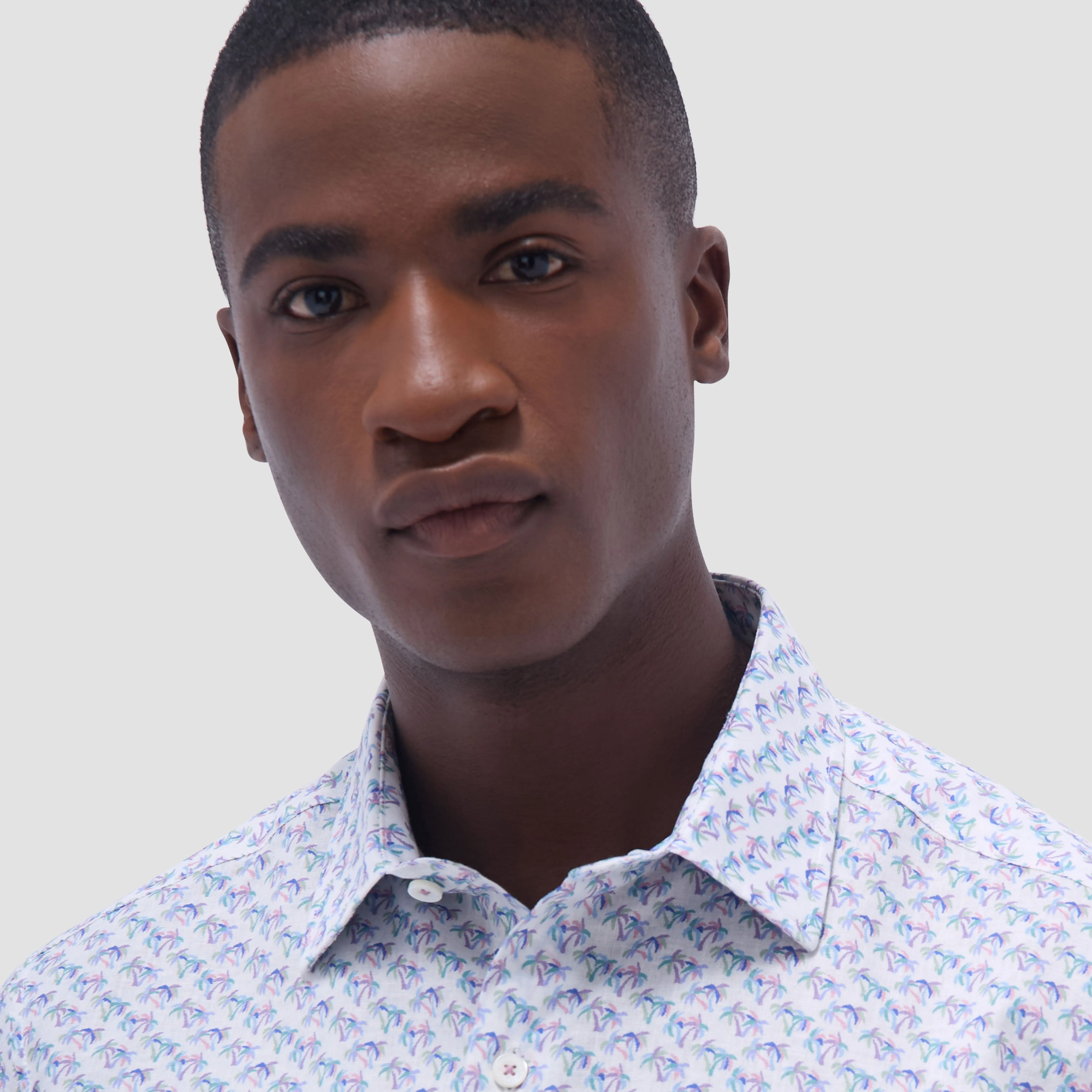 Orson Palm Tree Short-Sleeve Shirt