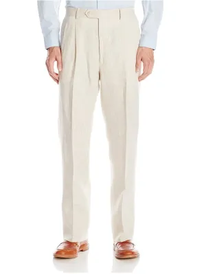 Palm Beach 'Original' Natural Linen Pleated Pant