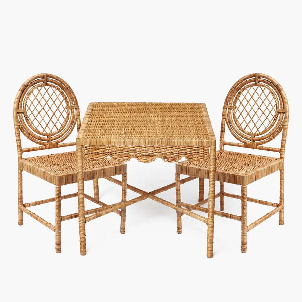 Palm Beach Rattan Table & Chair Set