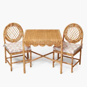 Palm Beach Rattan Table & Chair Set
