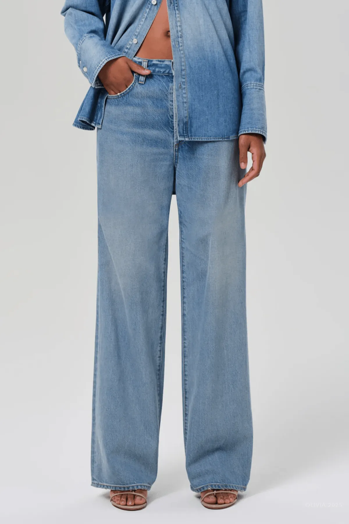 Paloma Baggy Jean in Chalice