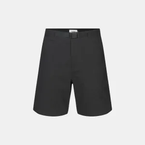 Pas Normal Studios Men's Off-Race Cotton Twill Shorts - Black