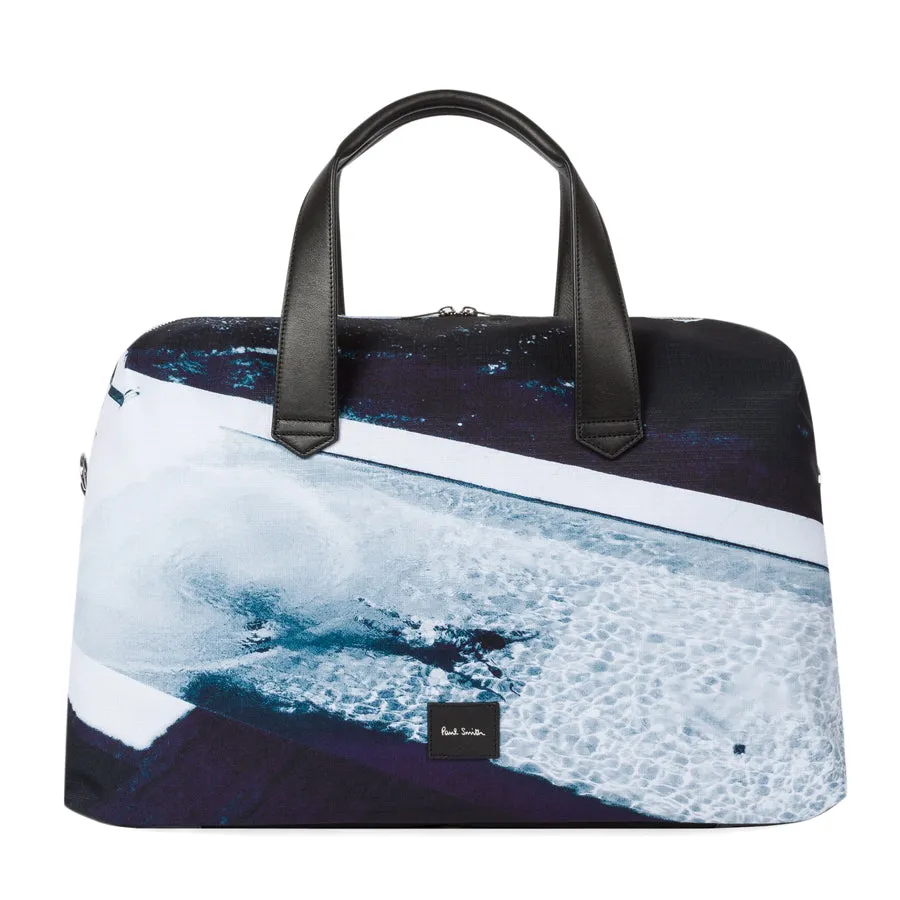 Paul Smith - 'Paul's Photo' Print Canvas Weekend Bag