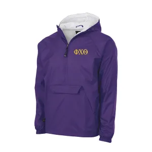 Phi Chi Theta Flannel Lined Windbreaker