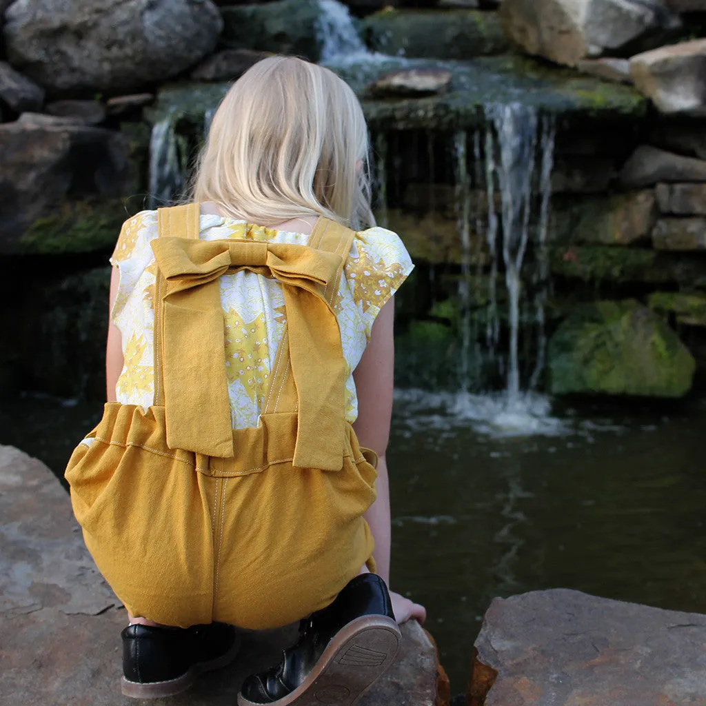 Pixie Expansion Pack Sewing Patterns - Child ~ Romper, Suspenders   Bow for Pixie Essentials