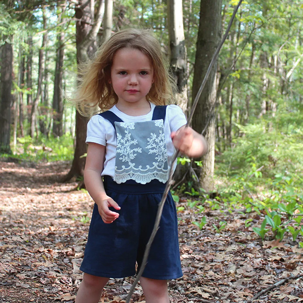 Pixie Expansion Pack Sewing Patterns - Child ~ Romper, Suspenders   Bow for Pixie Essentials
