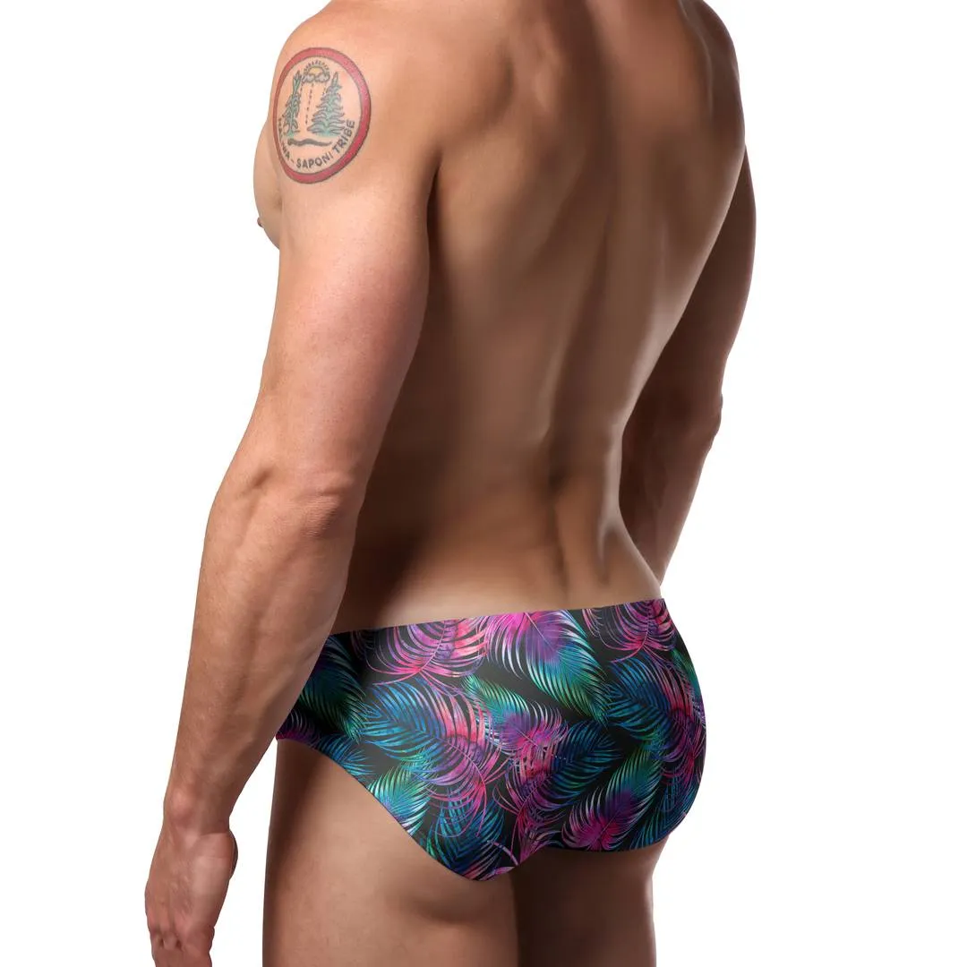 Pool Boy Dark Palm Swim Brief