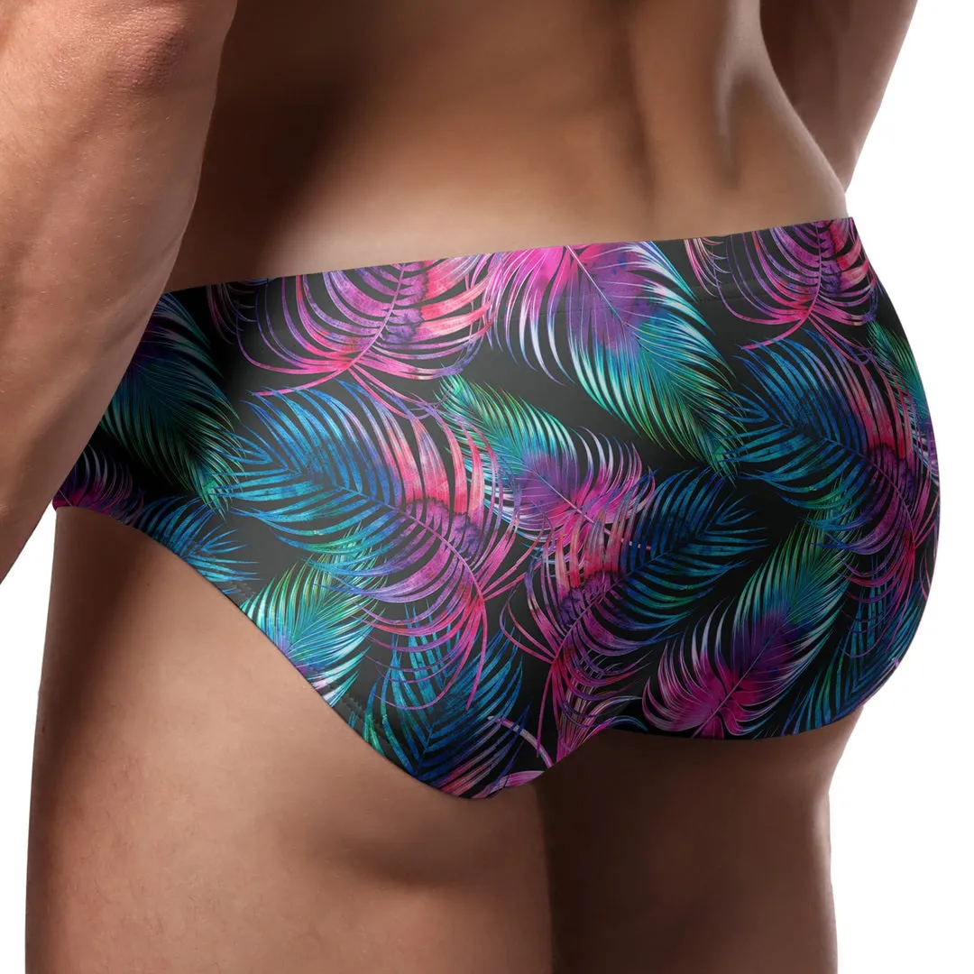 Pool Boy Dark Palm Swim Brief