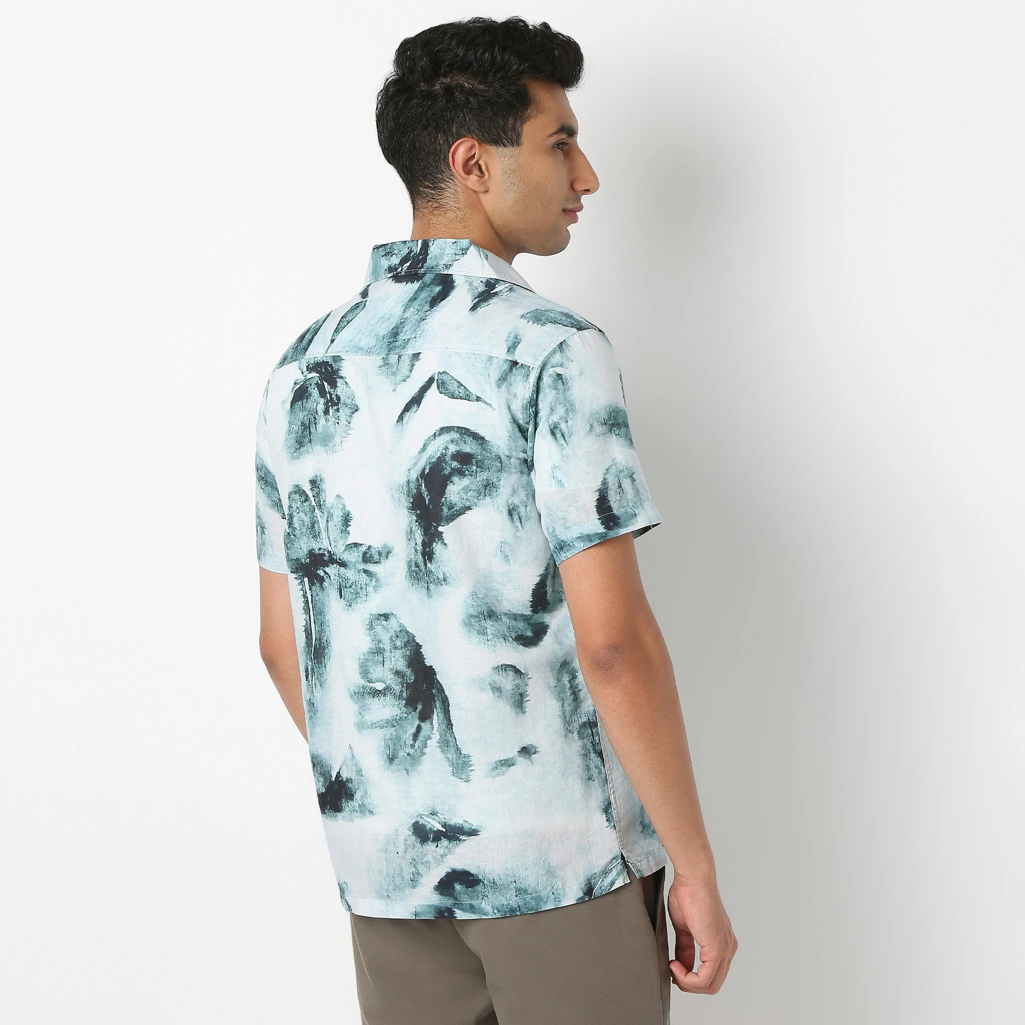Printed Half Sleeve Casual Shirt