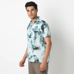 Printed Half Sleeve Casual Shirt