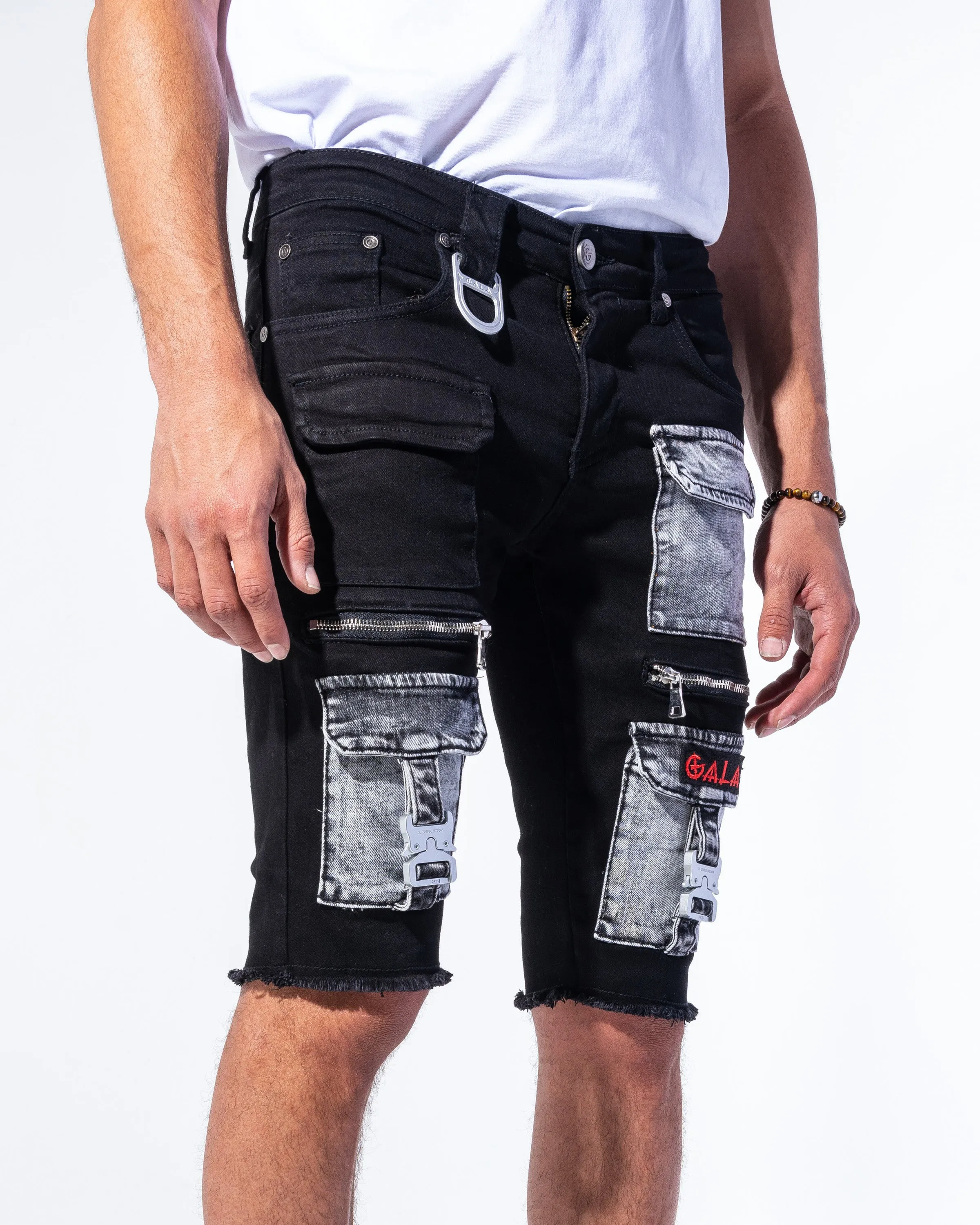 "STASH SHORTS" Combo Black