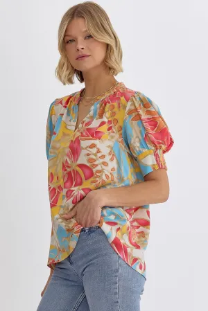 Rebecca puff sleeve top