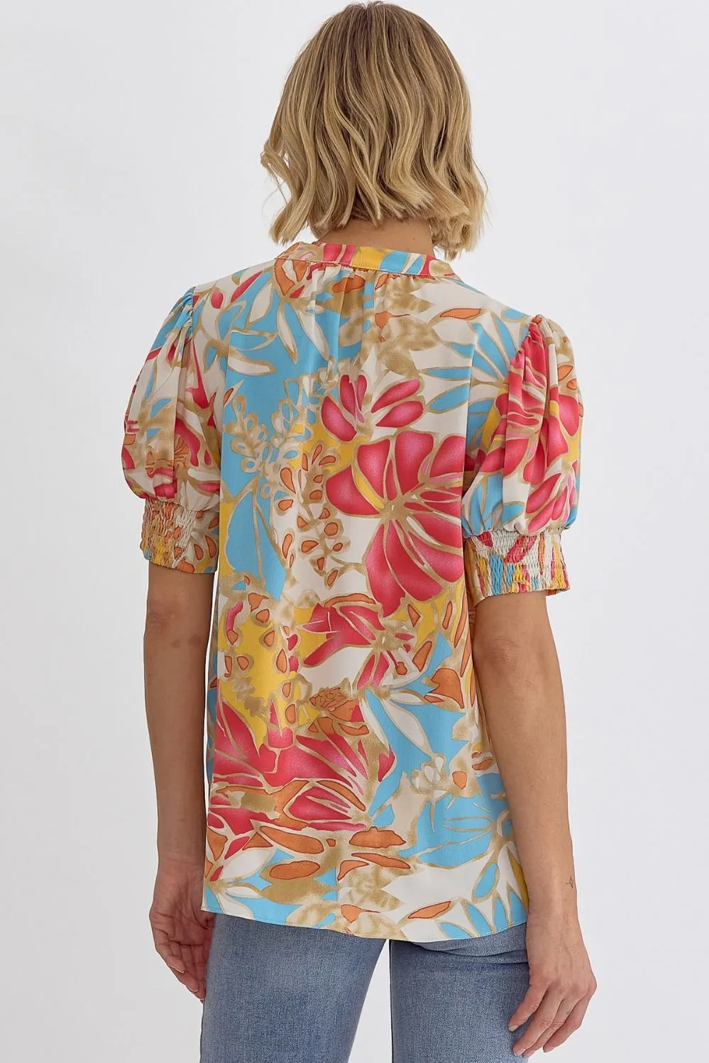 Rebecca puff sleeve top