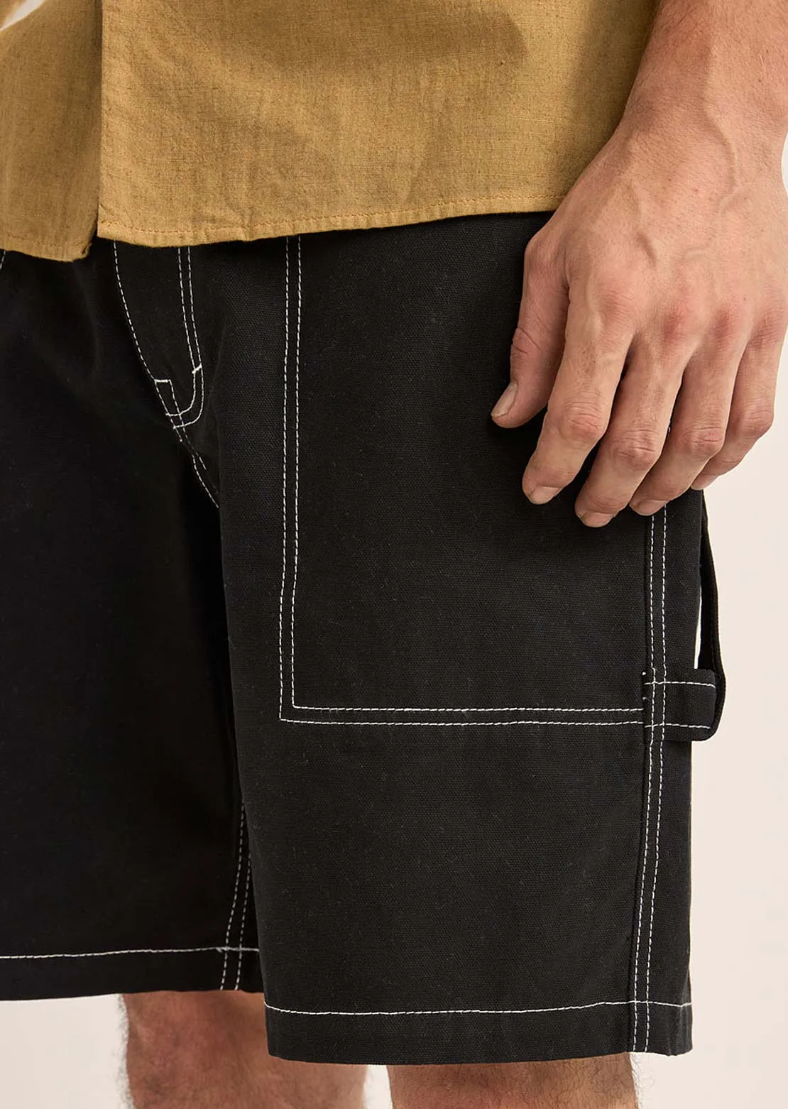 Rhythm Men's Carpenter Canvas Shorts