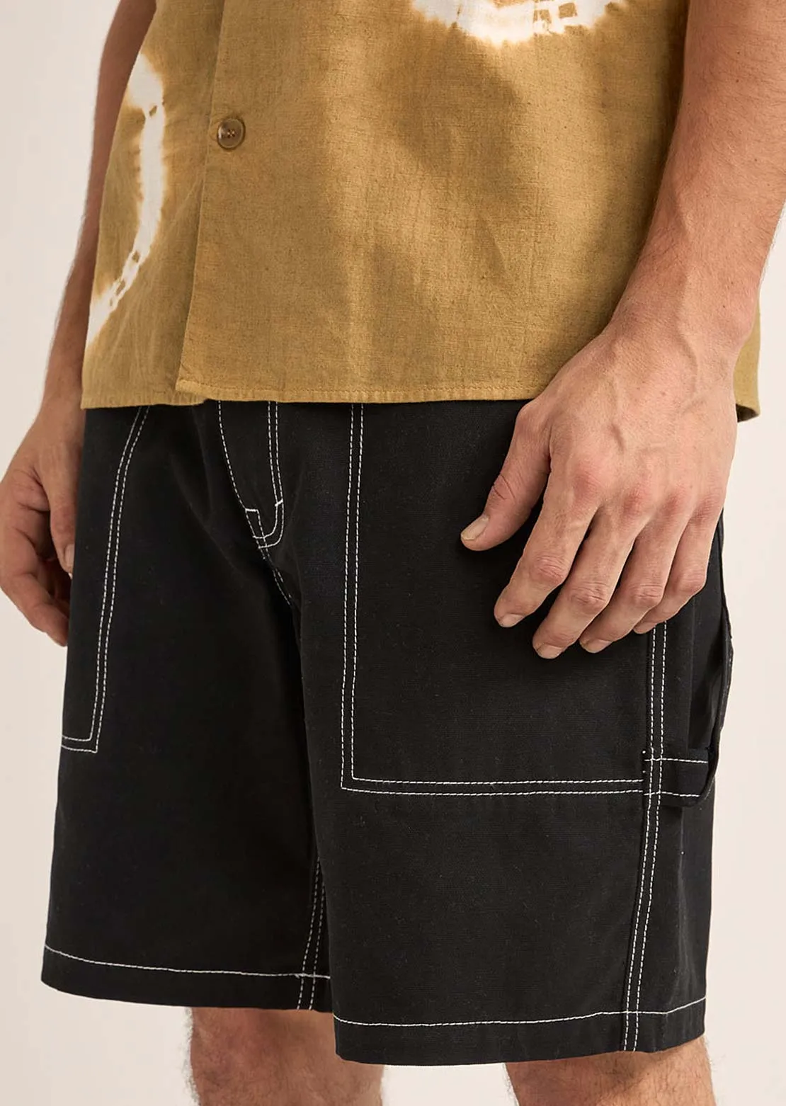 Rhythm Men's Carpenter Canvas Shorts