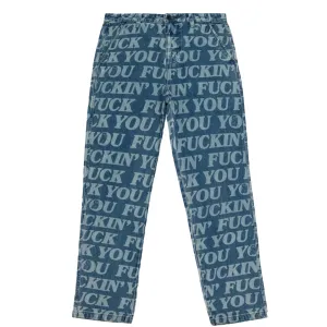 RIPNDIP Fuckin Fuck Denim Pants Medium Wash