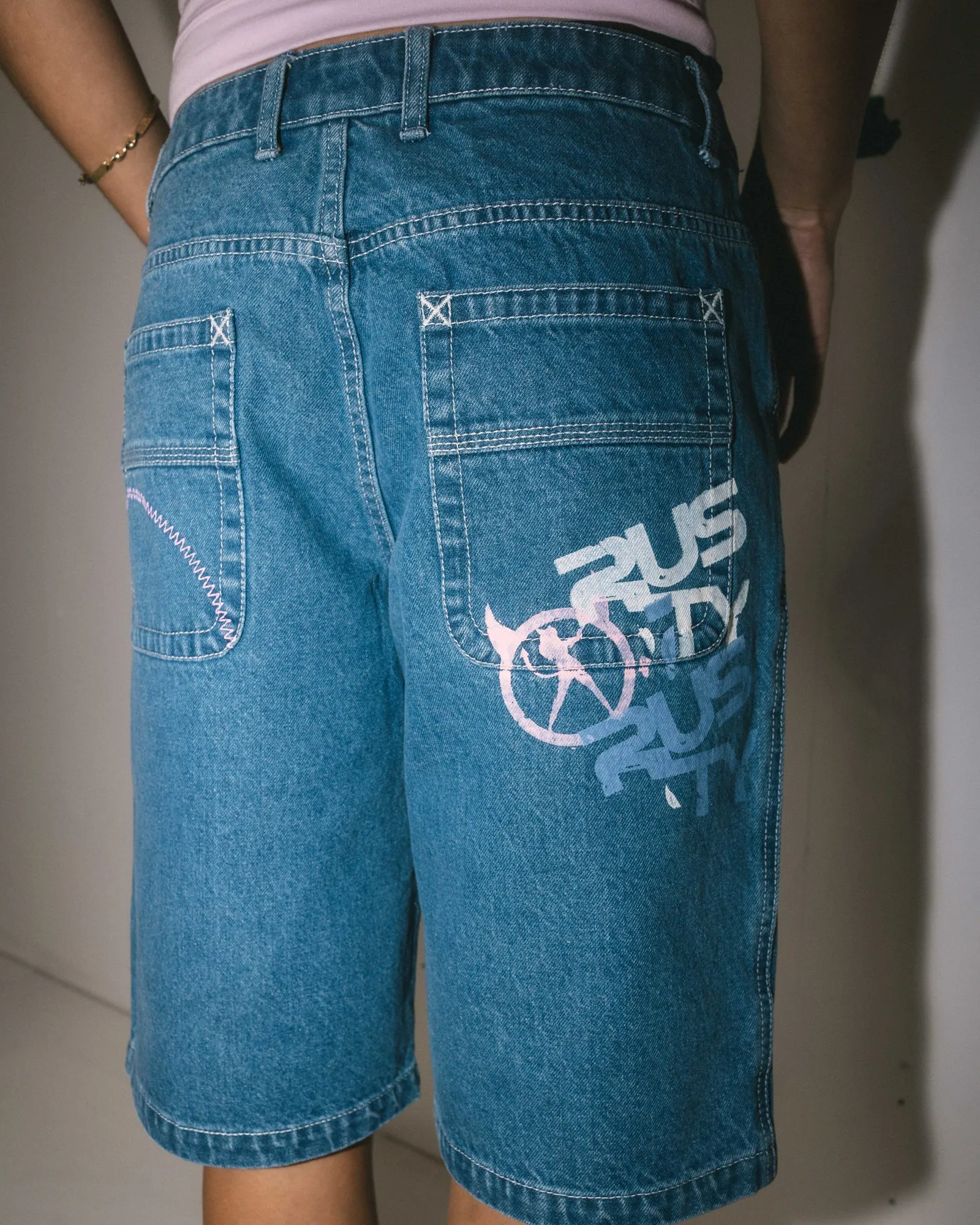Rock Hot Low Rise Baggy Jort