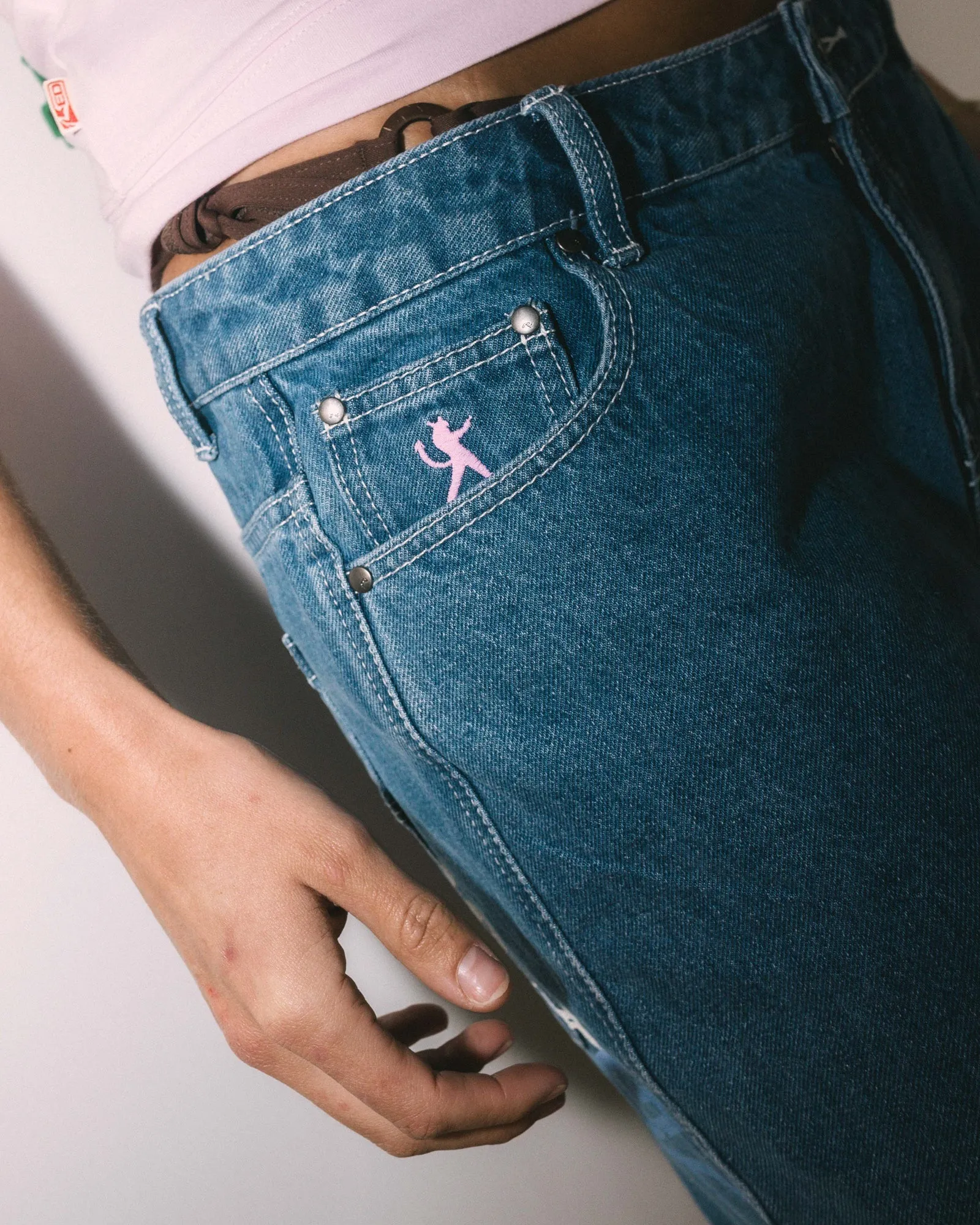 Rock Hot Low Rise Baggy Jort