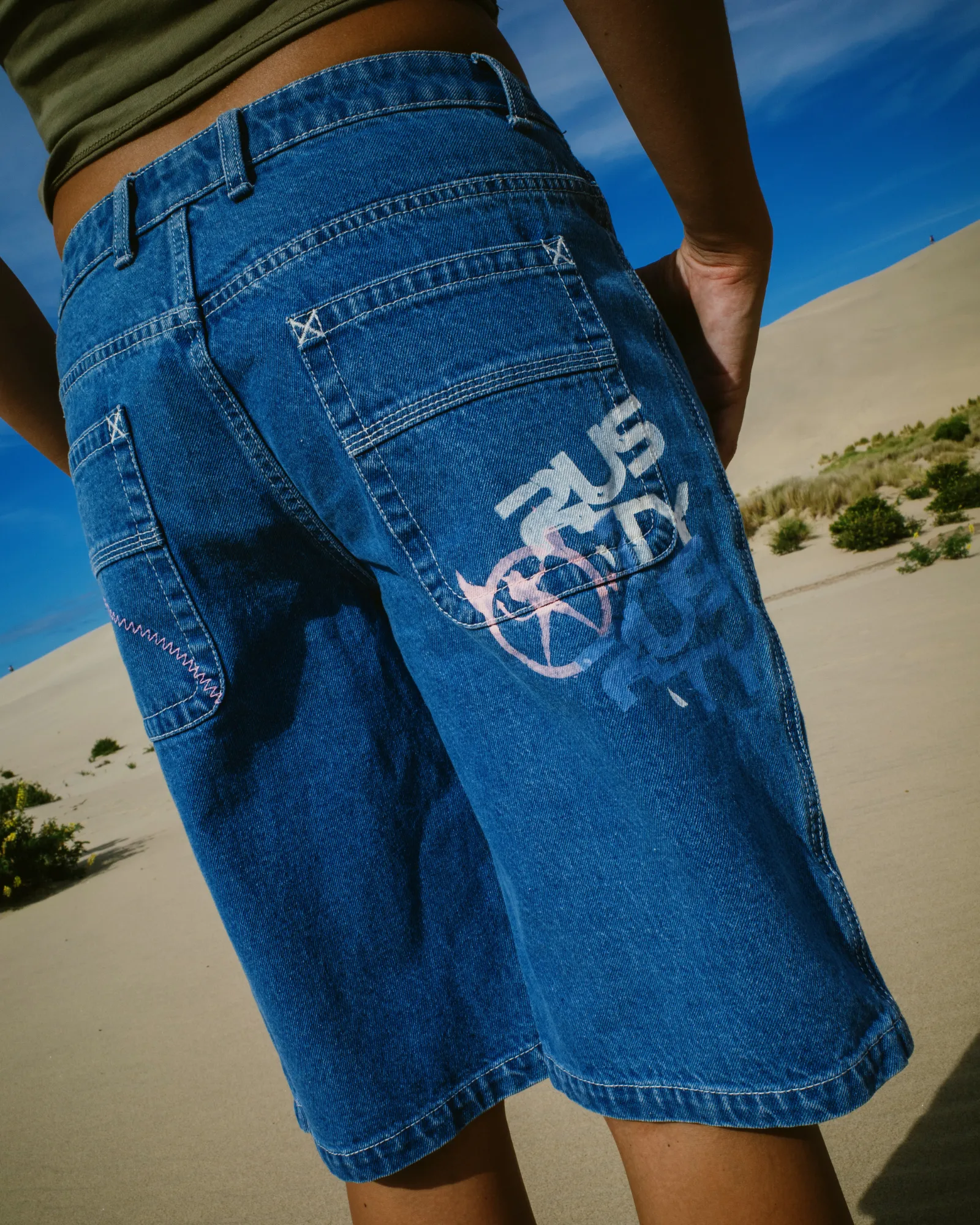 Rock Hot Low Rise Baggy Jort