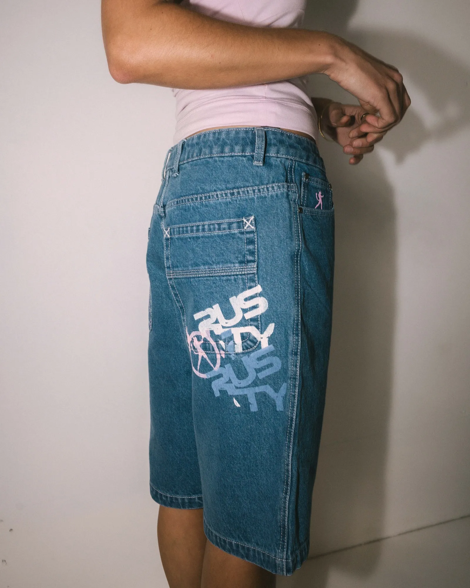 Rock Hot Low Rise Baggy Jort