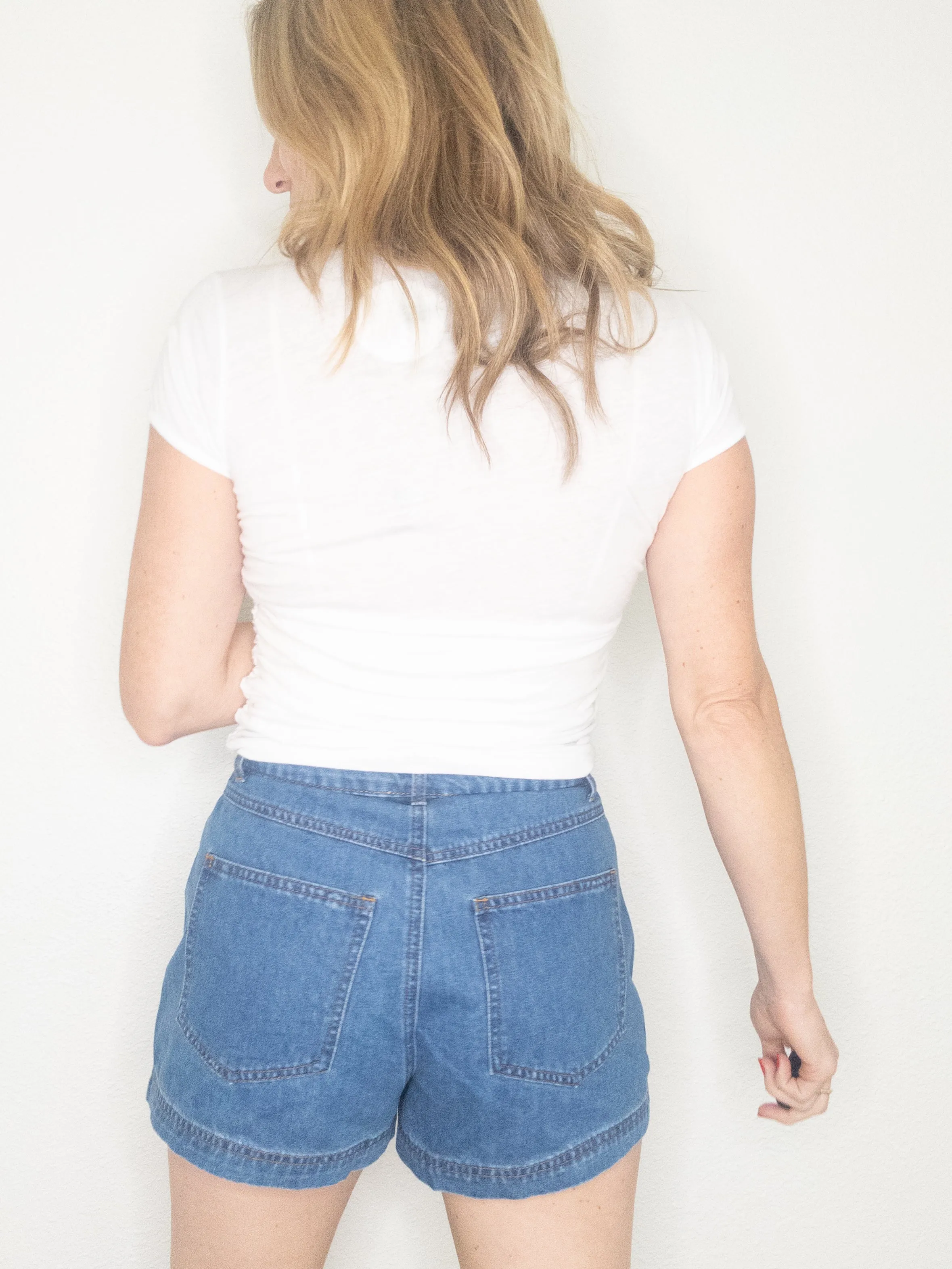 Ruffled Up Patch Pocket Short