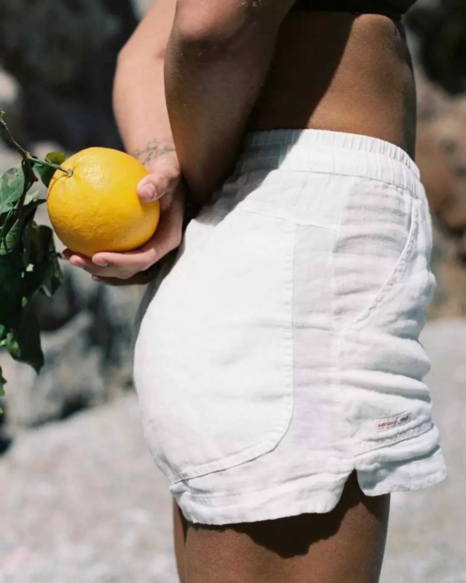 Safari Linen Shorts Womens