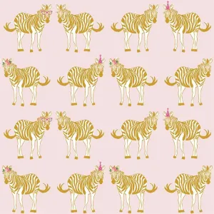 Safari Party Main in Pink with Metallic Sparkle by Melissa Mortenson for Riley Blake Designs