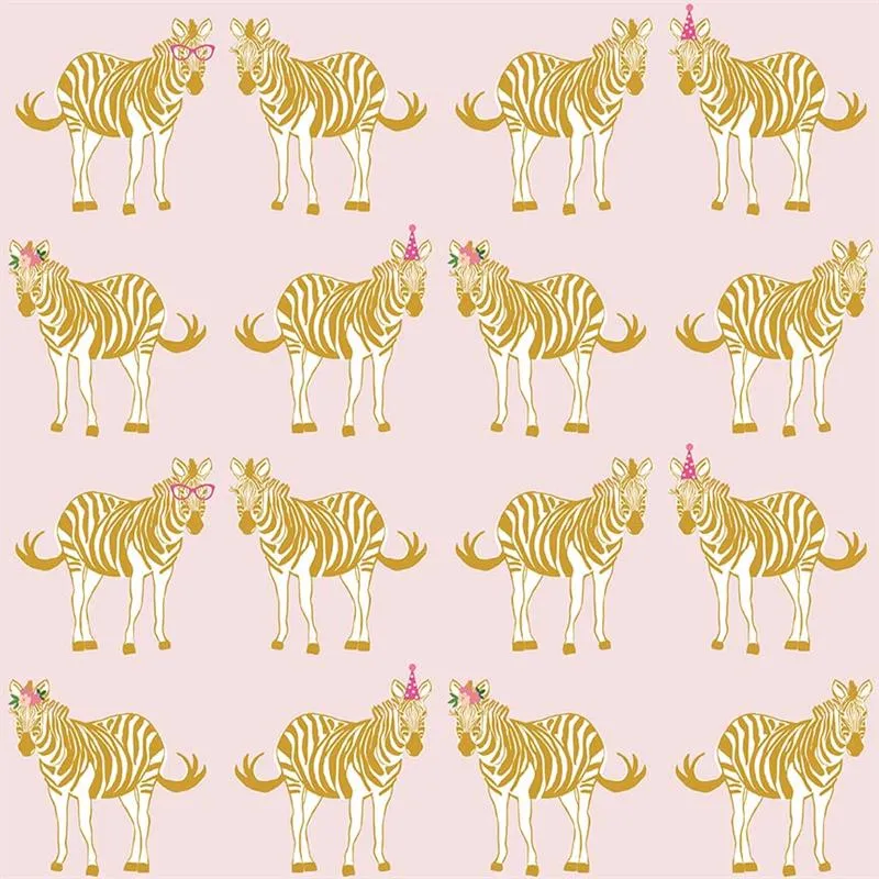 Safari Party Main in Pink with Metallic Sparkle by Melissa Mortenson for Riley Blake Designs