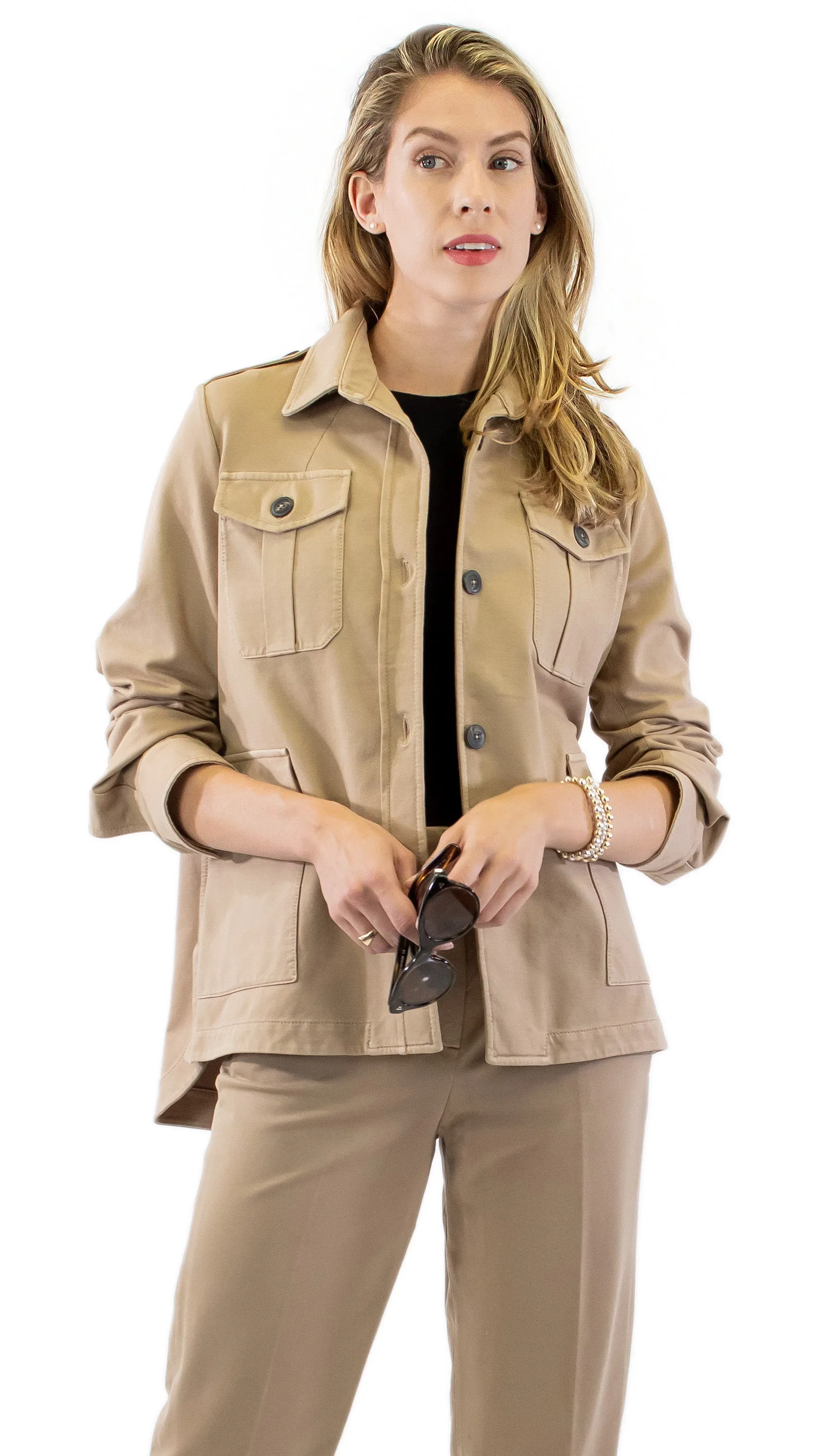 Safari Style Jacket - Camel
