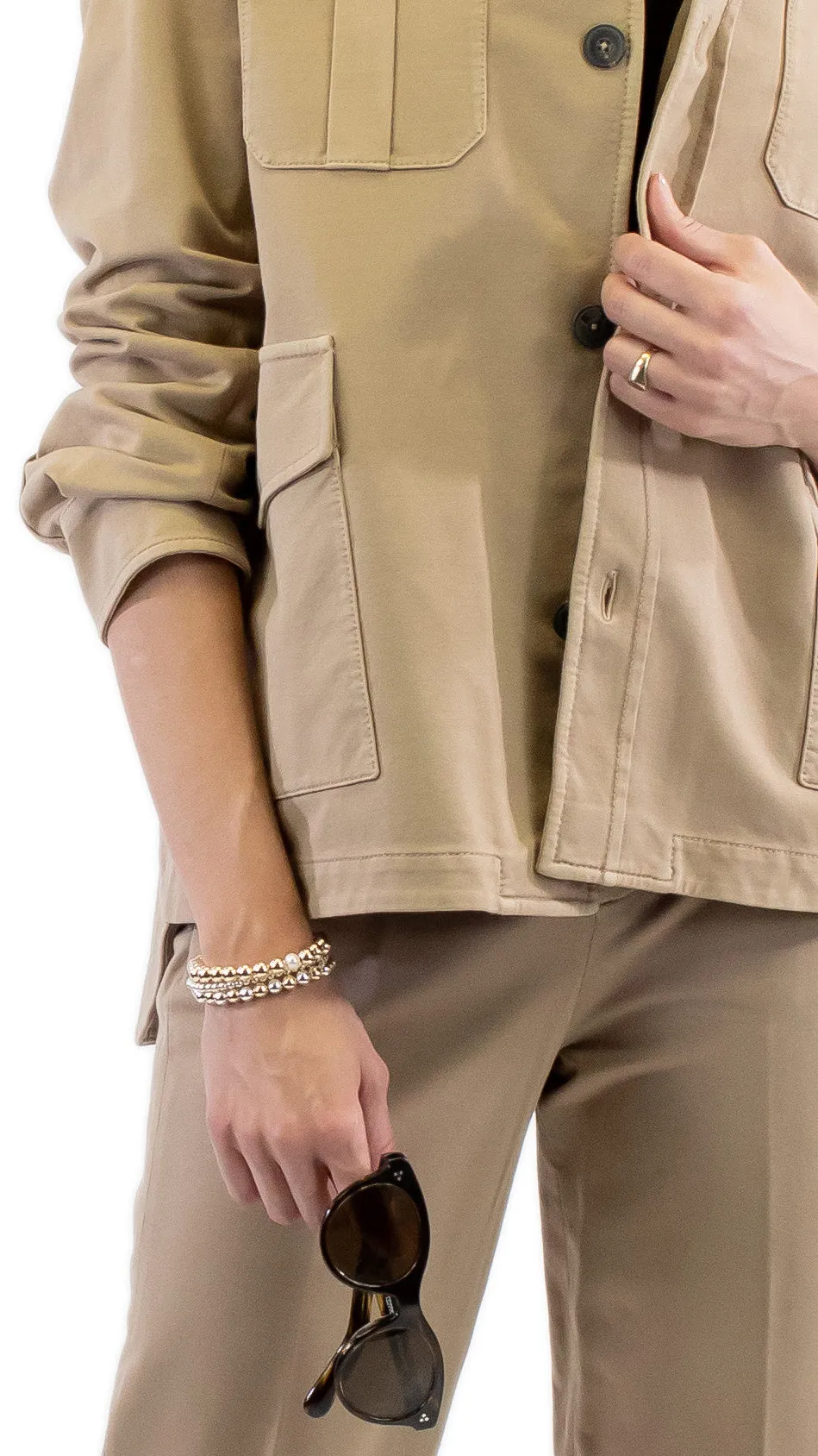 Safari Style Jacket - Camel