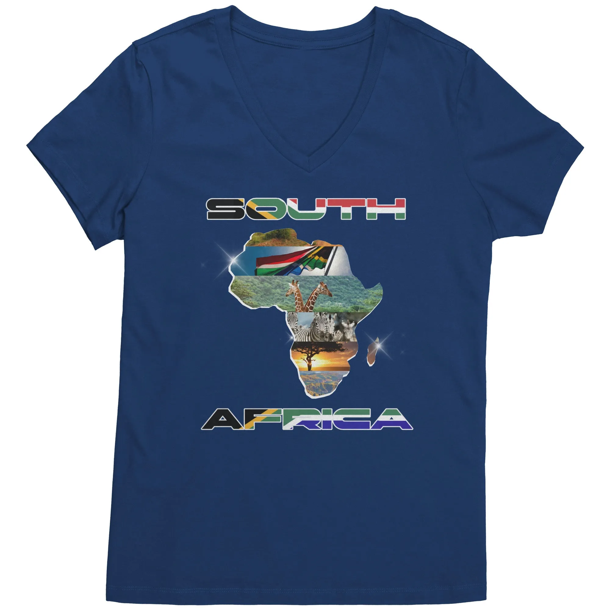 Safari Vneck Shirt, South Africa Vneck Shirt, Africa Tour Shirt Safari Zoo Vneck Shirt Vacation Shirt African Safari Zoo Shirt, Travel Gifts