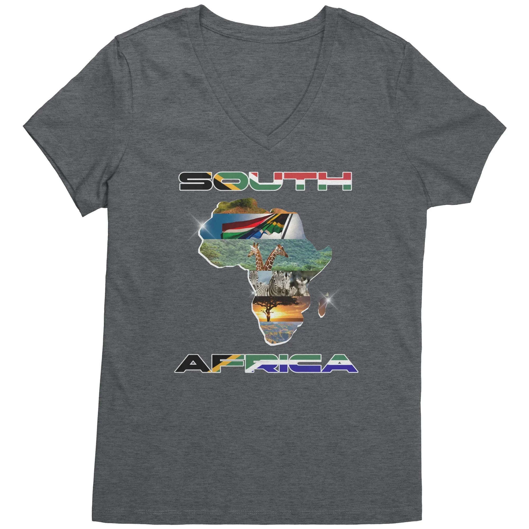 Safari Vneck Shirt, South Africa Vneck Shirt, Africa Tour Shirt Safari Zoo Vneck Shirt Vacation Shirt African Safari Zoo Shirt, Travel Gifts