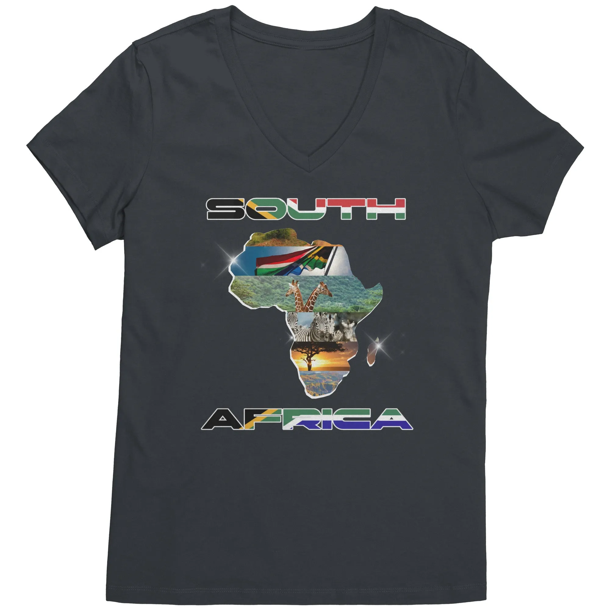Safari Vneck Shirt, South Africa Vneck Shirt, Africa Tour Shirt Safari Zoo Vneck Shirt Vacation Shirt African Safari Zoo Shirt, Travel Gifts
