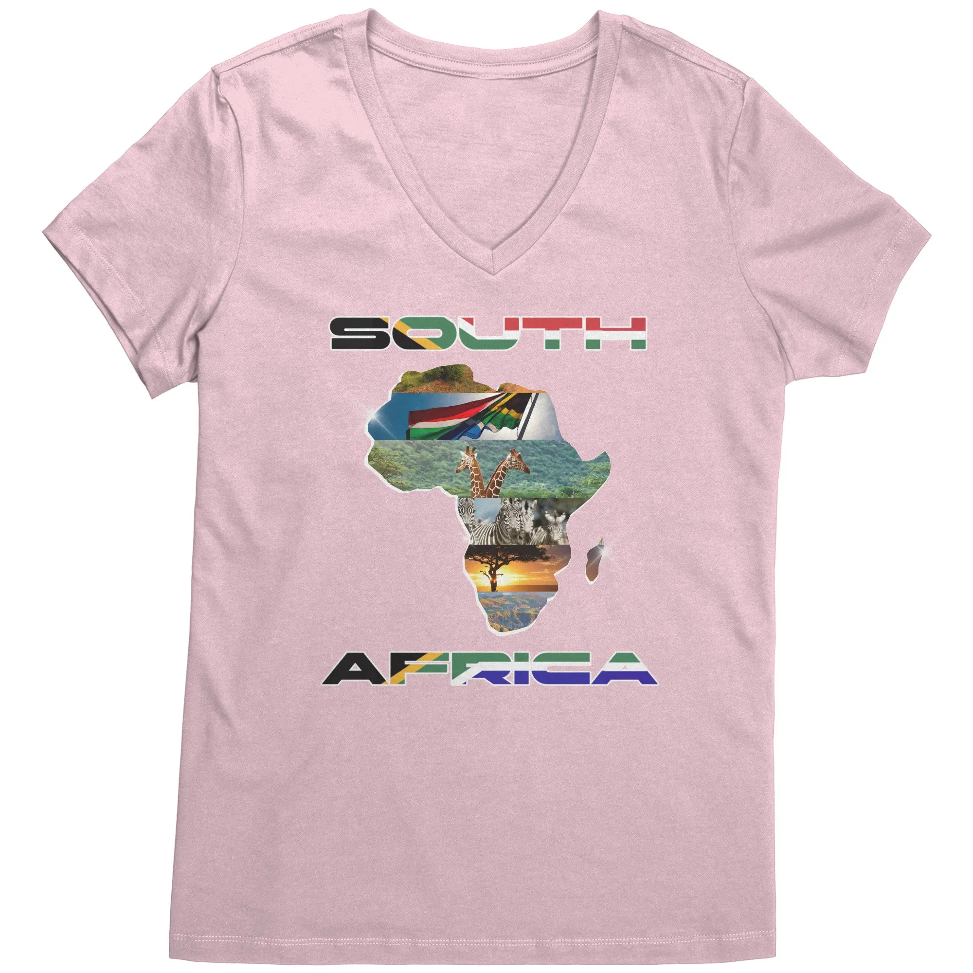 Safari Vneck Shirt, South Africa Vneck Shirt, Africa Tour Shirt Safari Zoo Vneck Shirt Vacation Shirt African Safari Zoo Shirt, Travel Gifts