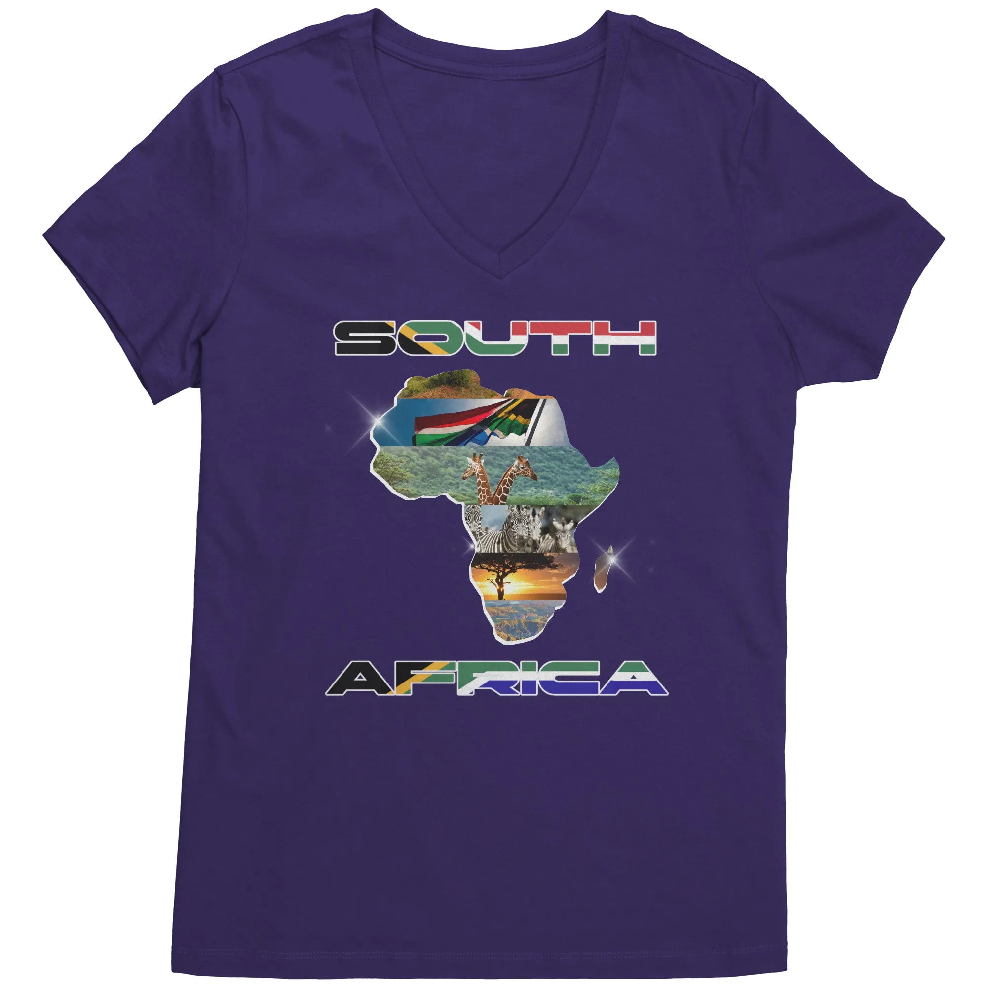 Safari Vneck Shirt, South Africa Vneck Shirt, Africa Tour Shirt Safari Zoo Vneck Shirt Vacation Shirt African Safari Zoo Shirt, Travel Gifts