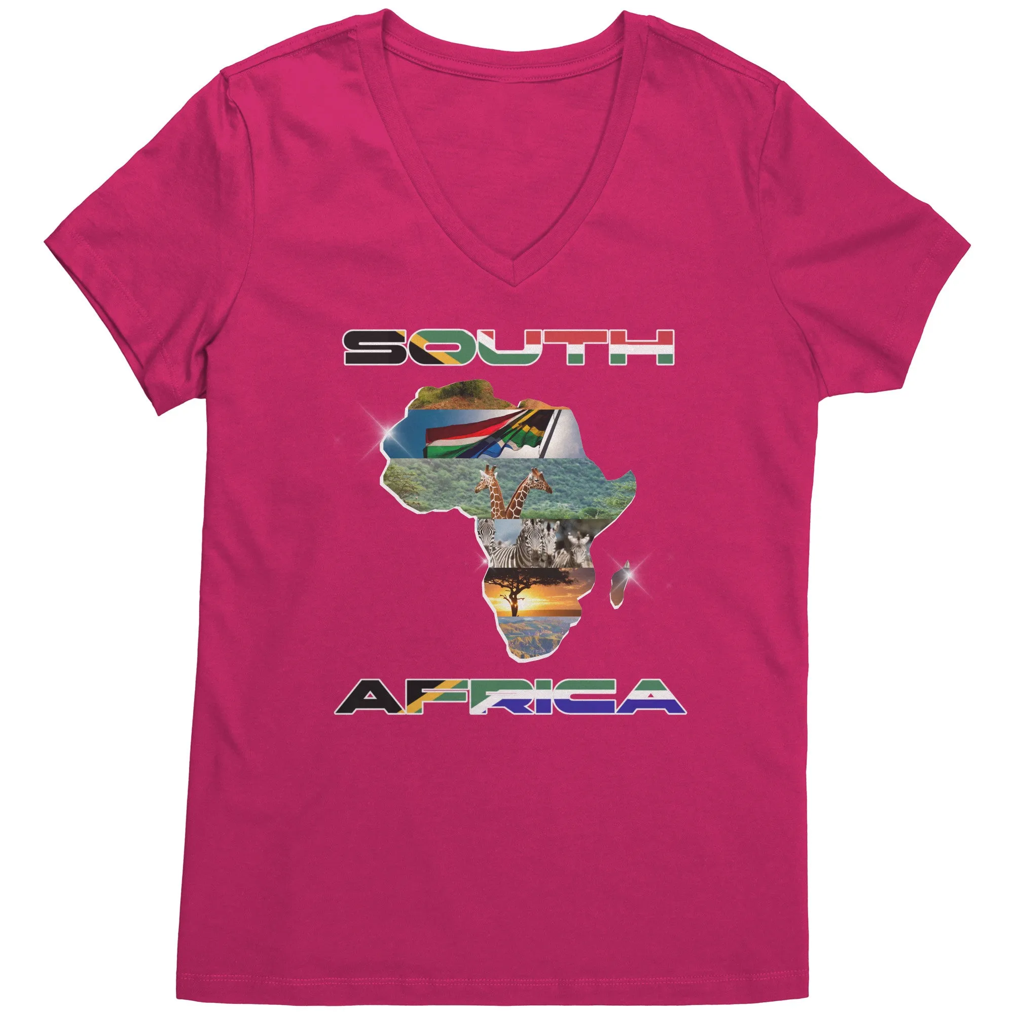 Safari Vneck Shirt, South Africa Vneck Shirt, Africa Tour Shirt Safari Zoo Vneck Shirt Vacation Shirt African Safari Zoo Shirt, Travel Gifts