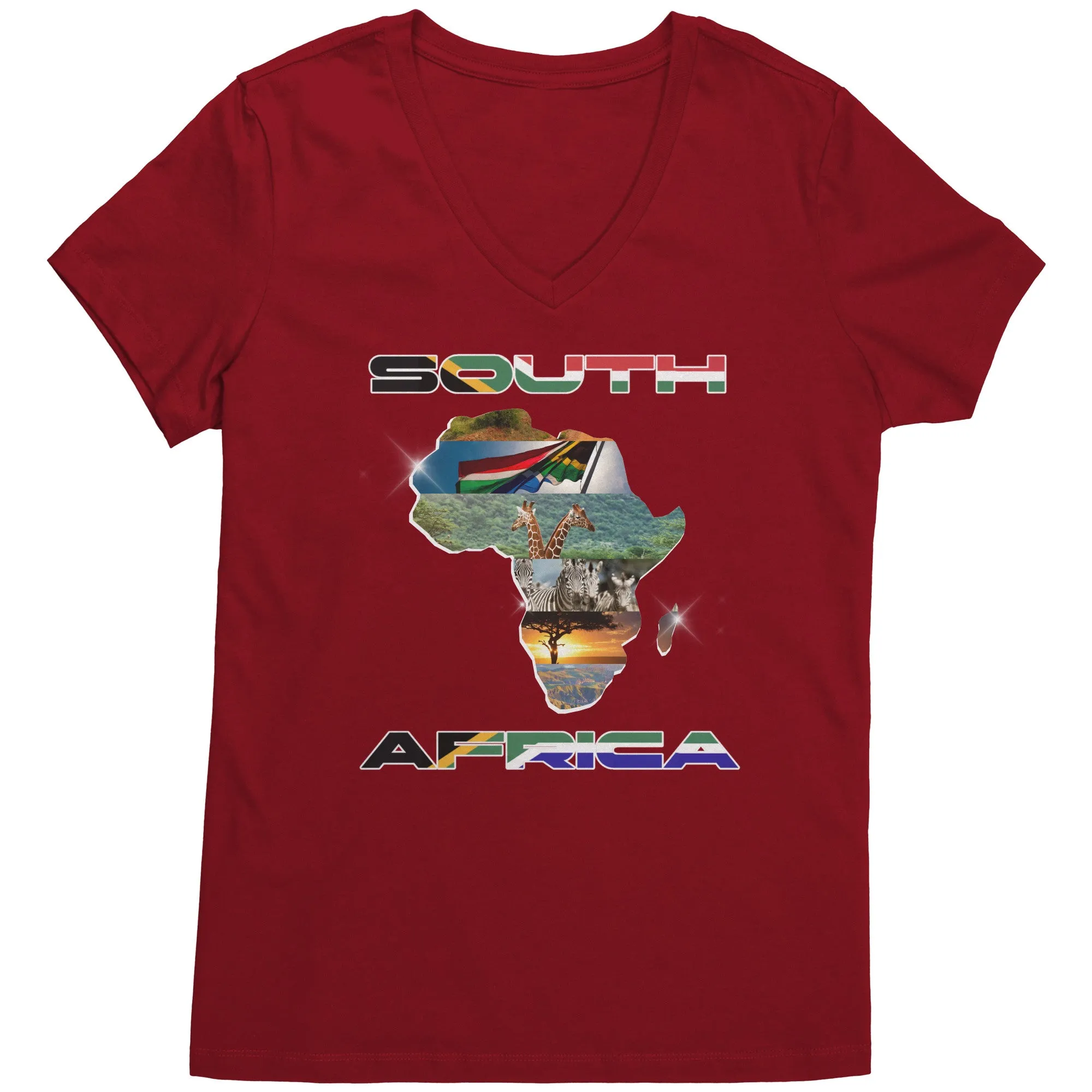Safari Vneck Shirt, South Africa Vneck Shirt, Africa Tour Shirt Safari Zoo Vneck Shirt Vacation Shirt African Safari Zoo Shirt, Travel Gifts