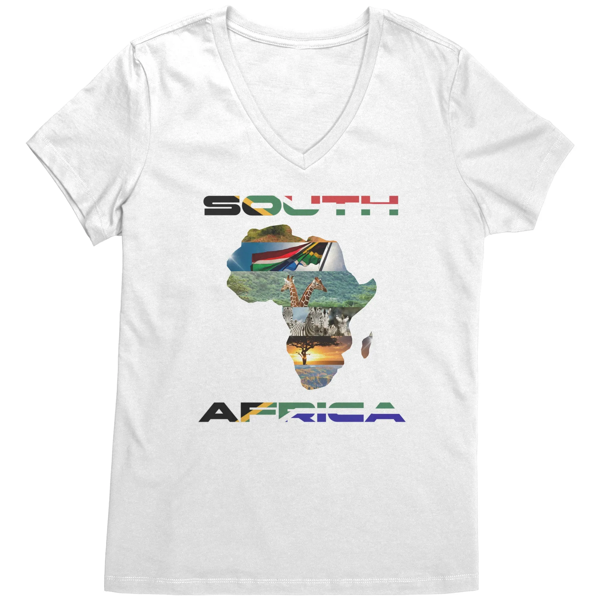 Safari Vneck Shirt, South Africa Vneck Shirt, Africa Tour Shirt Safari Zoo Vneck Shirt Vacation Shirt African Safari Zoo Shirt, Travel Gifts