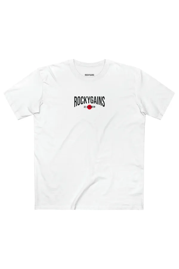 Samurai Spirit - White Graphic T-Shirt