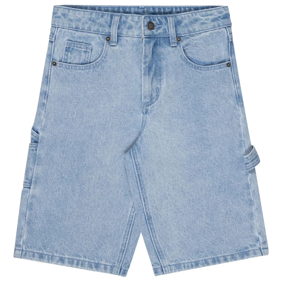 Santa Cruz - Screaming Wave Patch Youth Carpenter Shorts Light Indigo