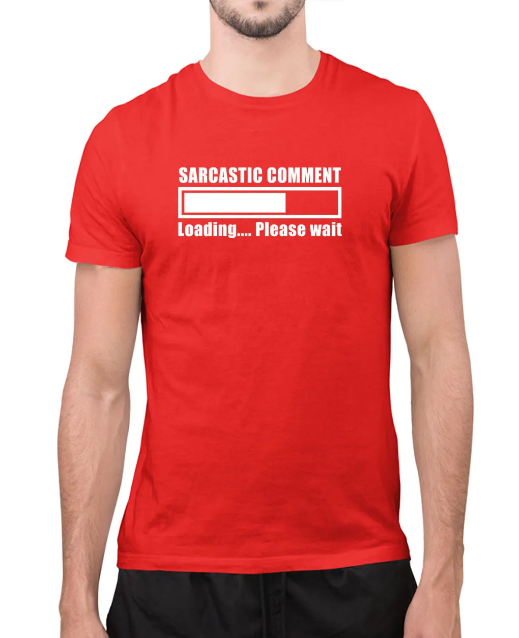 Sarcasm comment loading t-shirt, funny joke t-shirt